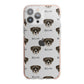 Boerboel Icon with Name iPhone 13 Pro Max TPU Impact Case with Pink Edges