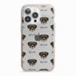 Boerboel Icon with Name iPhone 13 Pro TPU Impact Case with Pink Edges