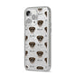 Boerboel Icon with Name iPhone 14 Pro Max Glitter Tough Case Silver Angled Image