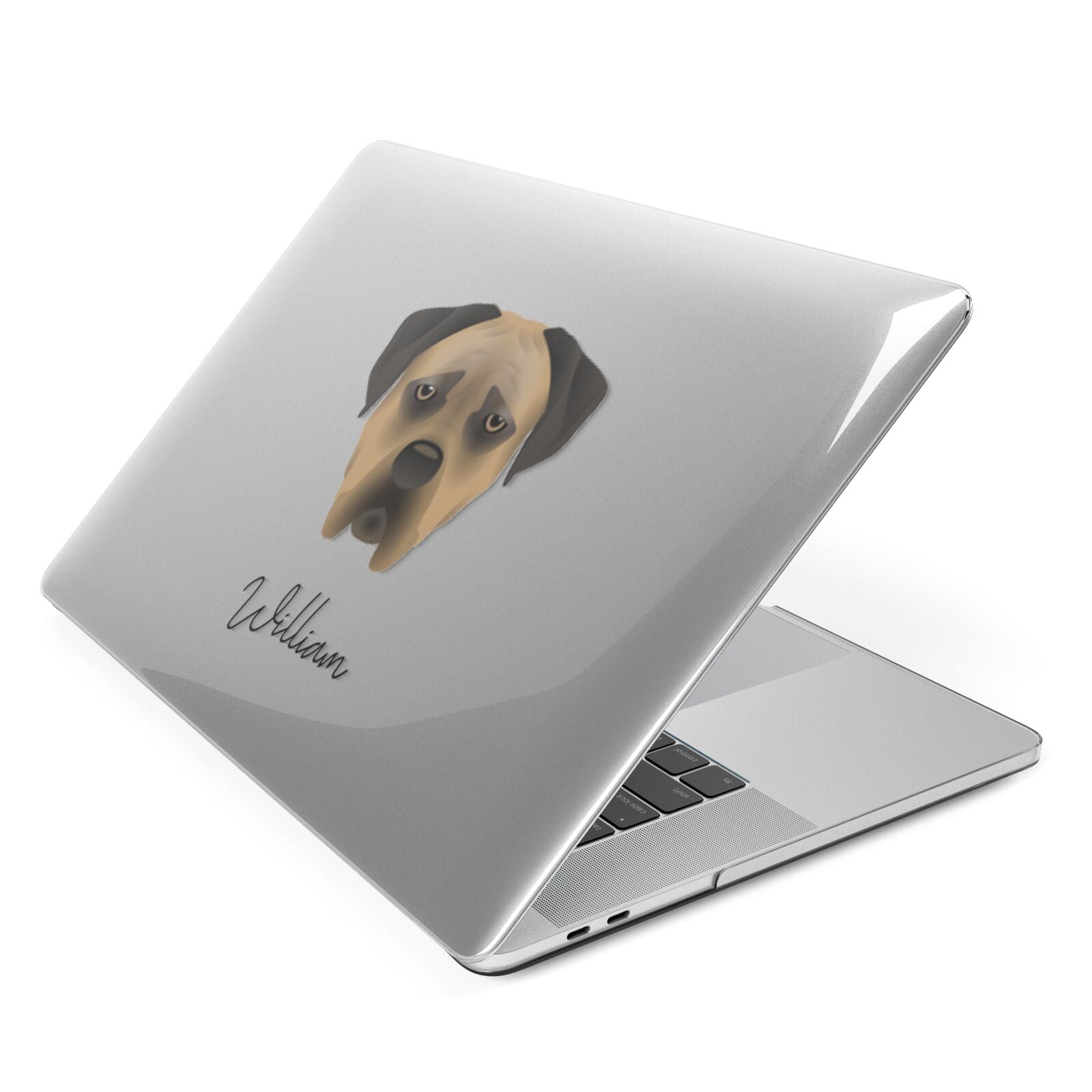 Boerboel Personalised Apple MacBook Case Side View