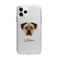 Boerboel Personalised Apple iPhone 11 Pro Max in Silver with Bumper Case