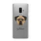 Boerboel Personalised Samsung Galaxy S9 Plus Case on Silver phone