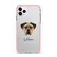Boerboel Personalised iPhone 11 Pro Max Impact Pink Edge Case