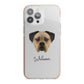Boerboel Personalised iPhone 13 Pro Max TPU Impact Case with Pink Edges
