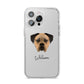 Boerboel Personalised iPhone 14 Pro Max Clear Tough Case Silver