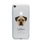 Boerboel Personalised iPhone 7 Bumper Case on Silver iPhone