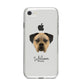 Boerboel Personalised iPhone 8 Bumper Case on Silver iPhone