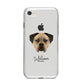 Boerboel Personalised iPhone 8 Bumper Case on Silver iPhone
