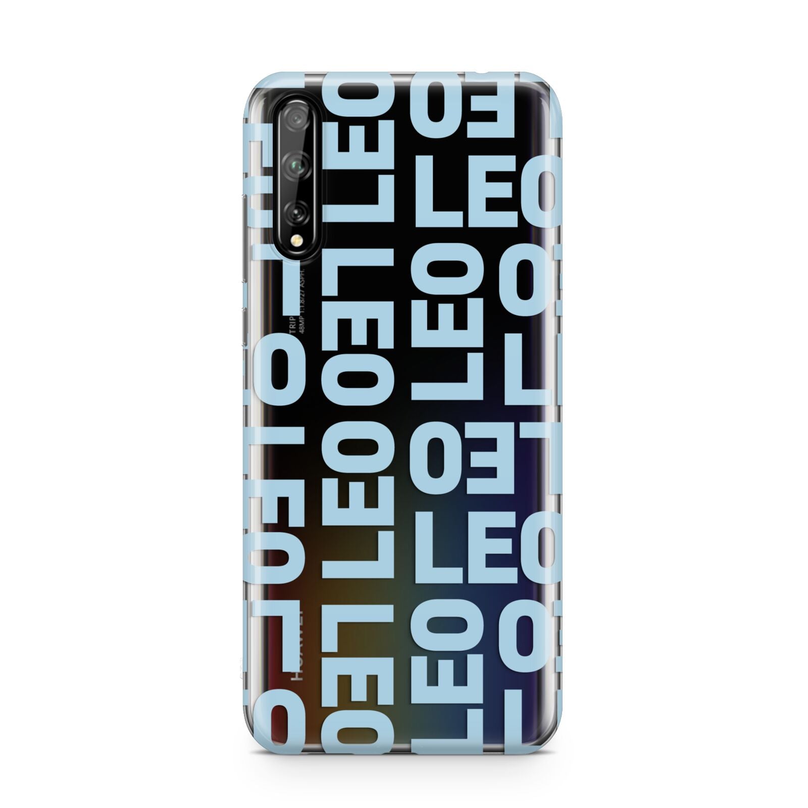 Bold Blue Block Names Huawei Enjoy 10s Phone Case