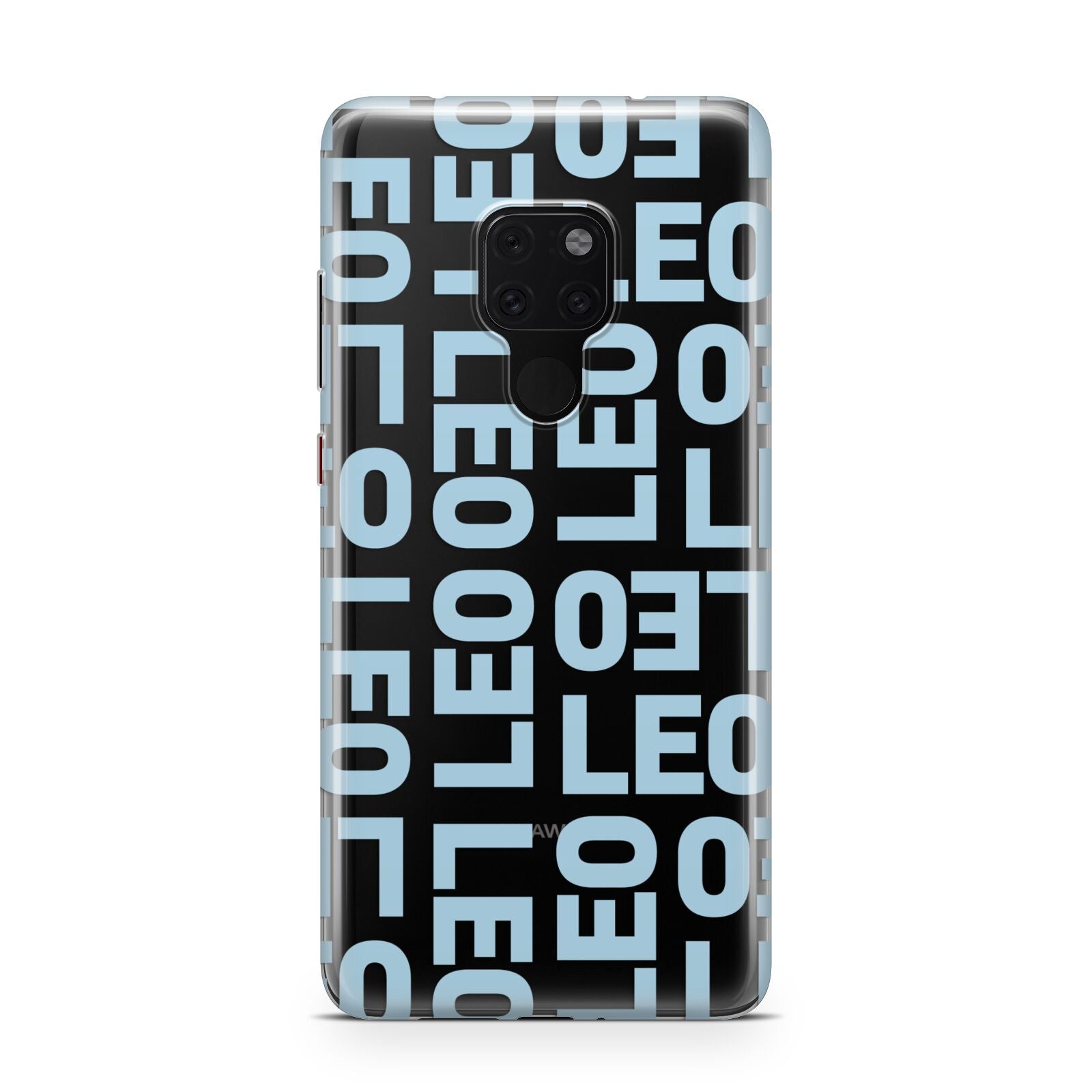 Bold Blue Block Names Huawei Mate 20 Phone Case