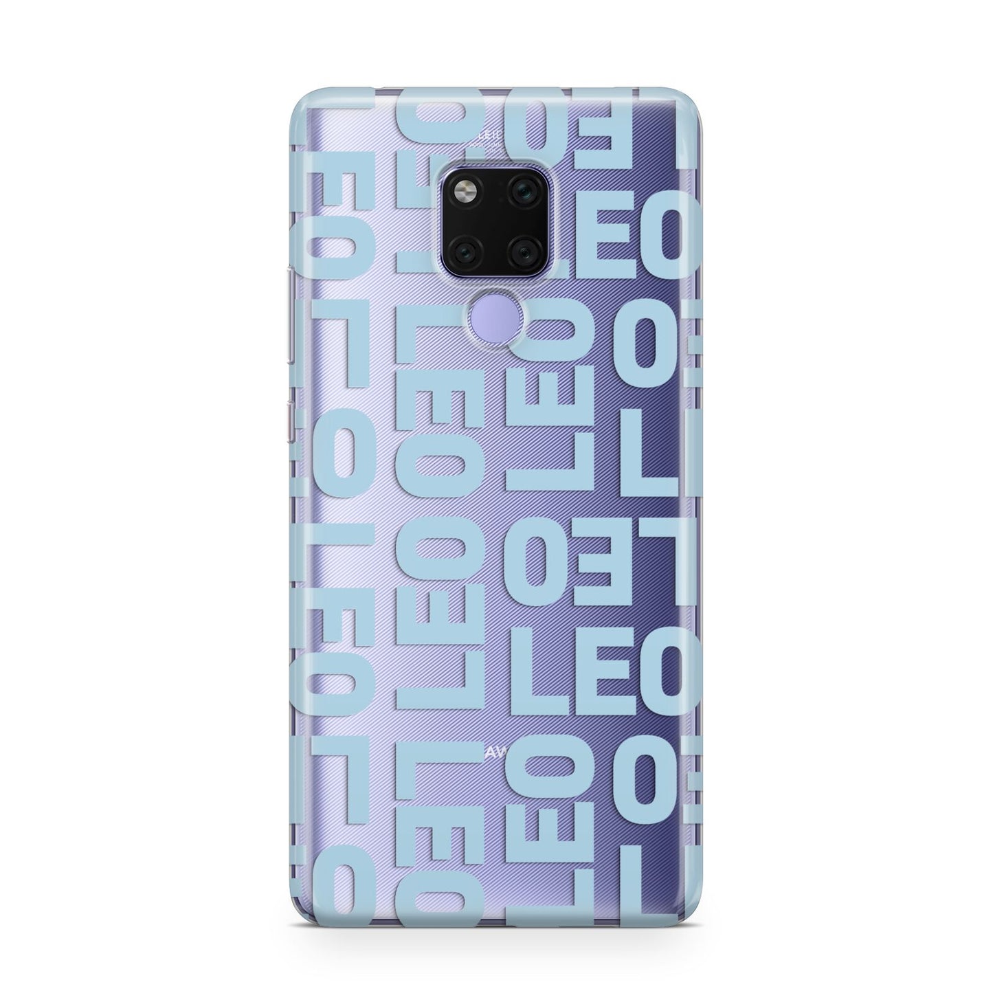 Bold Blue Block Names Huawei Mate 20X Phone Case