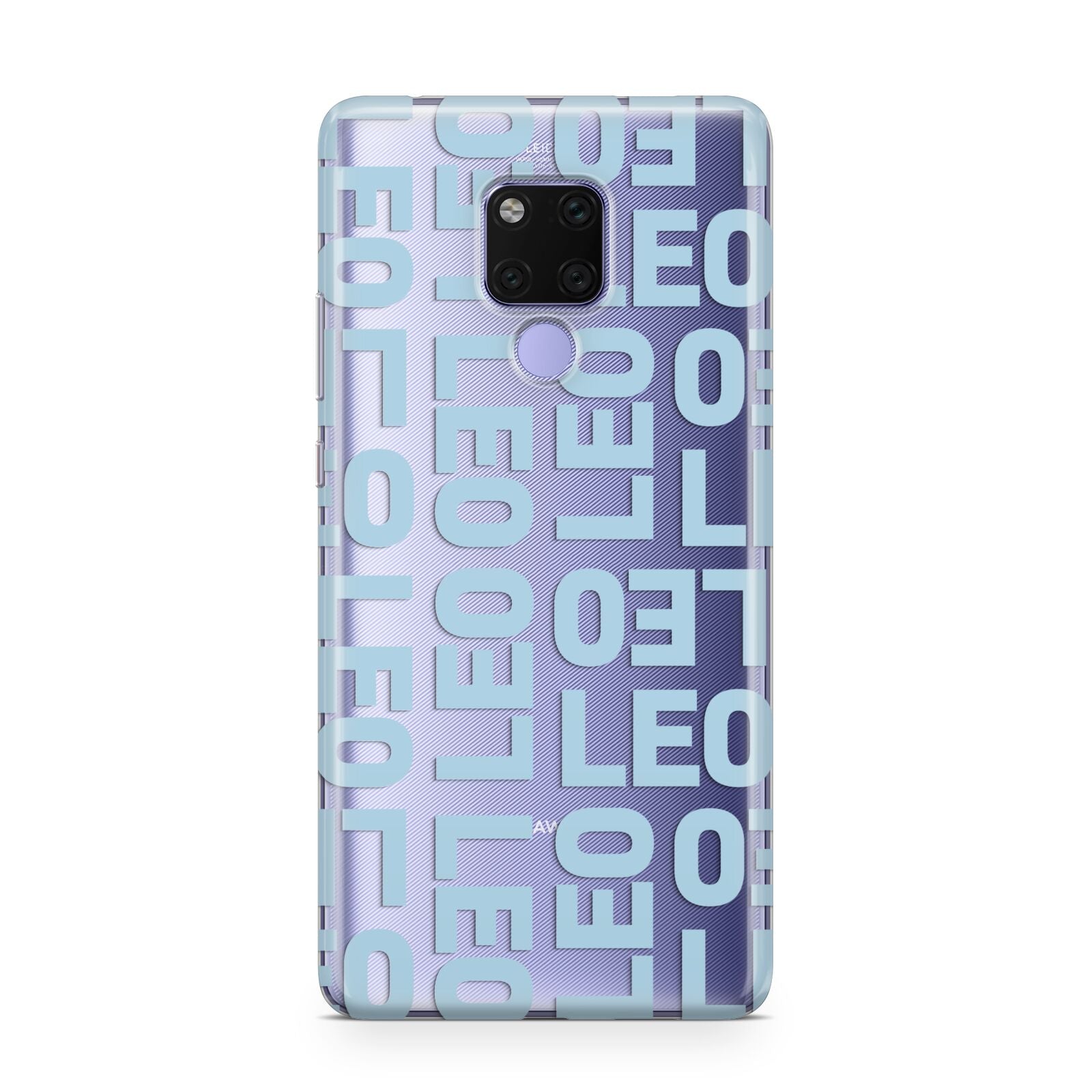 Bold Blue Block Names Huawei Mate 20X Phone Case