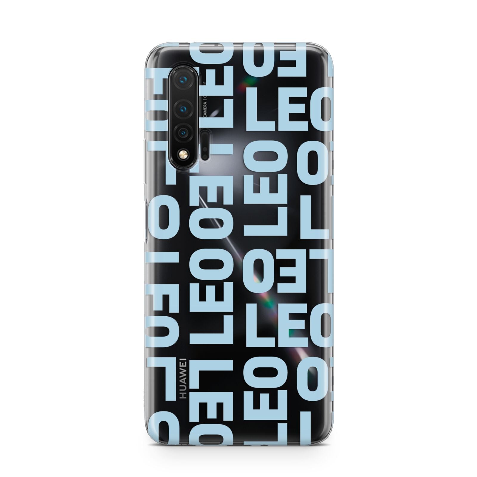 Bold Blue Block Names Huawei Nova 6 Phone Case