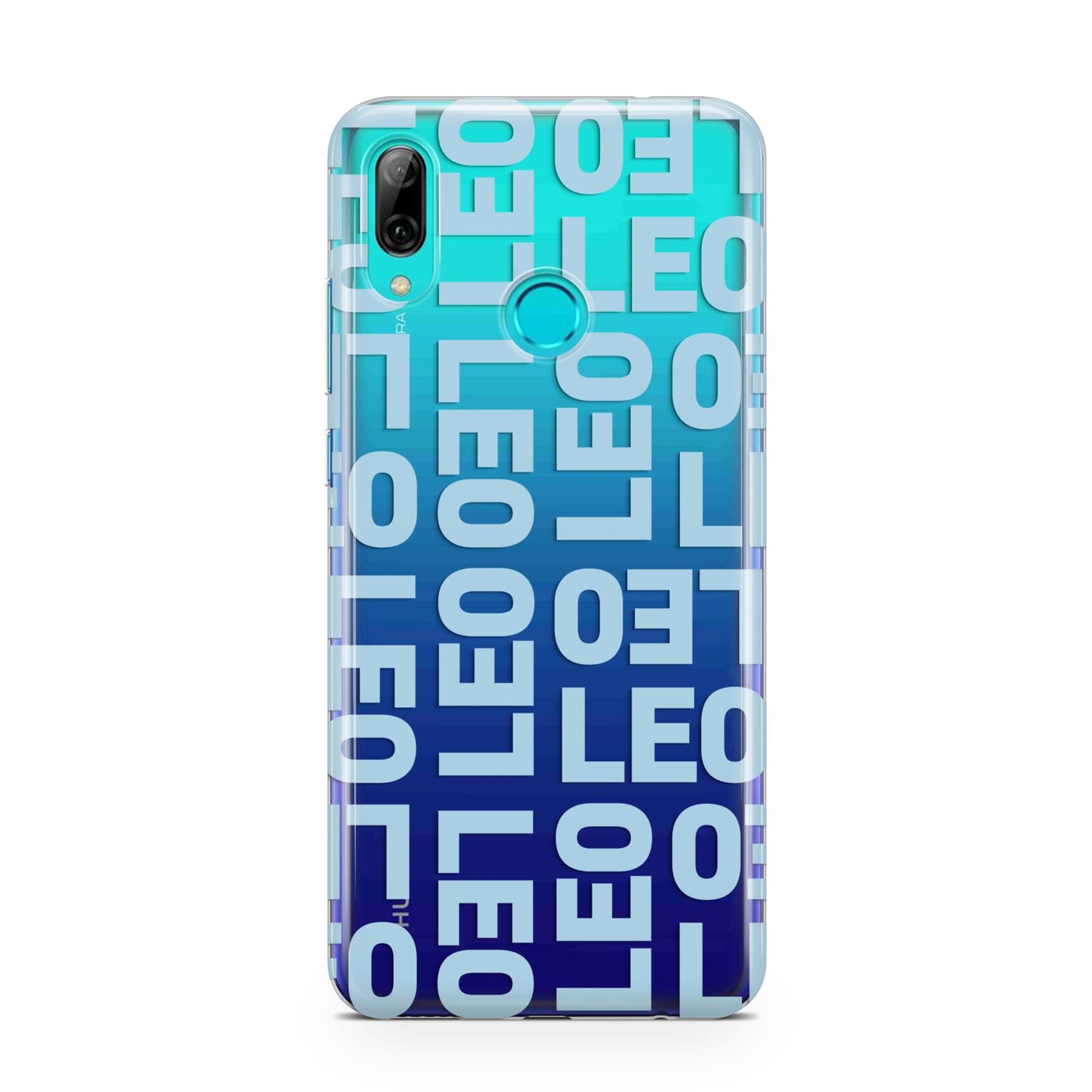 Bold Blue Block Names Huawei P Smart 2019 Case