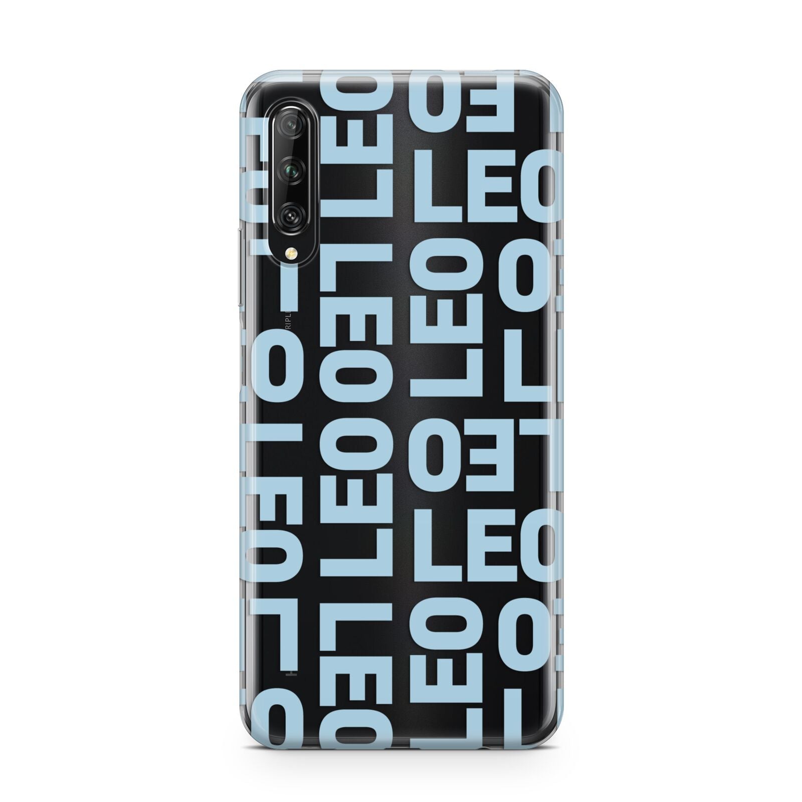 Bold Blue Block Names Huawei P Smart Pro 2019