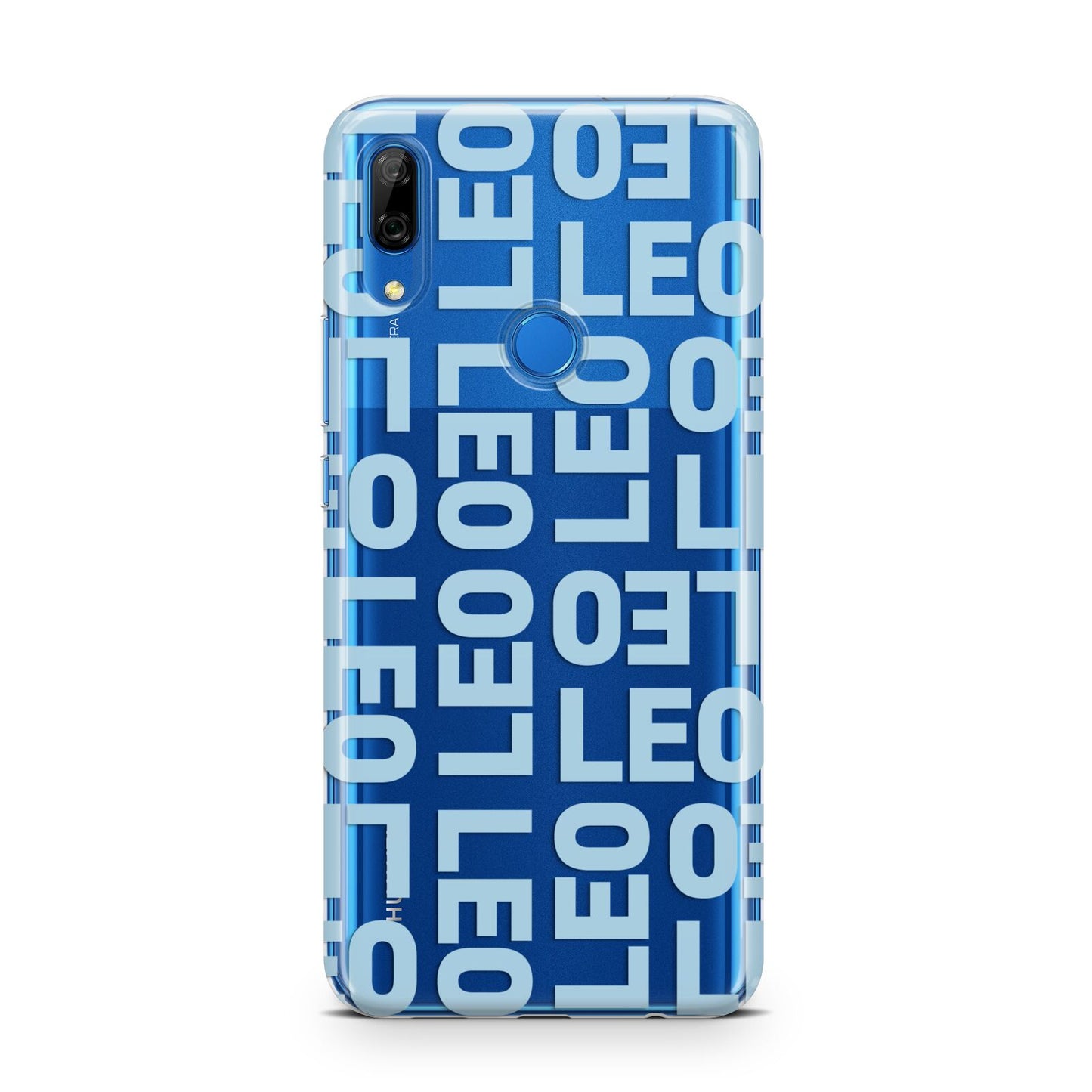 Bold Blue Block Names Huawei P Smart Z
