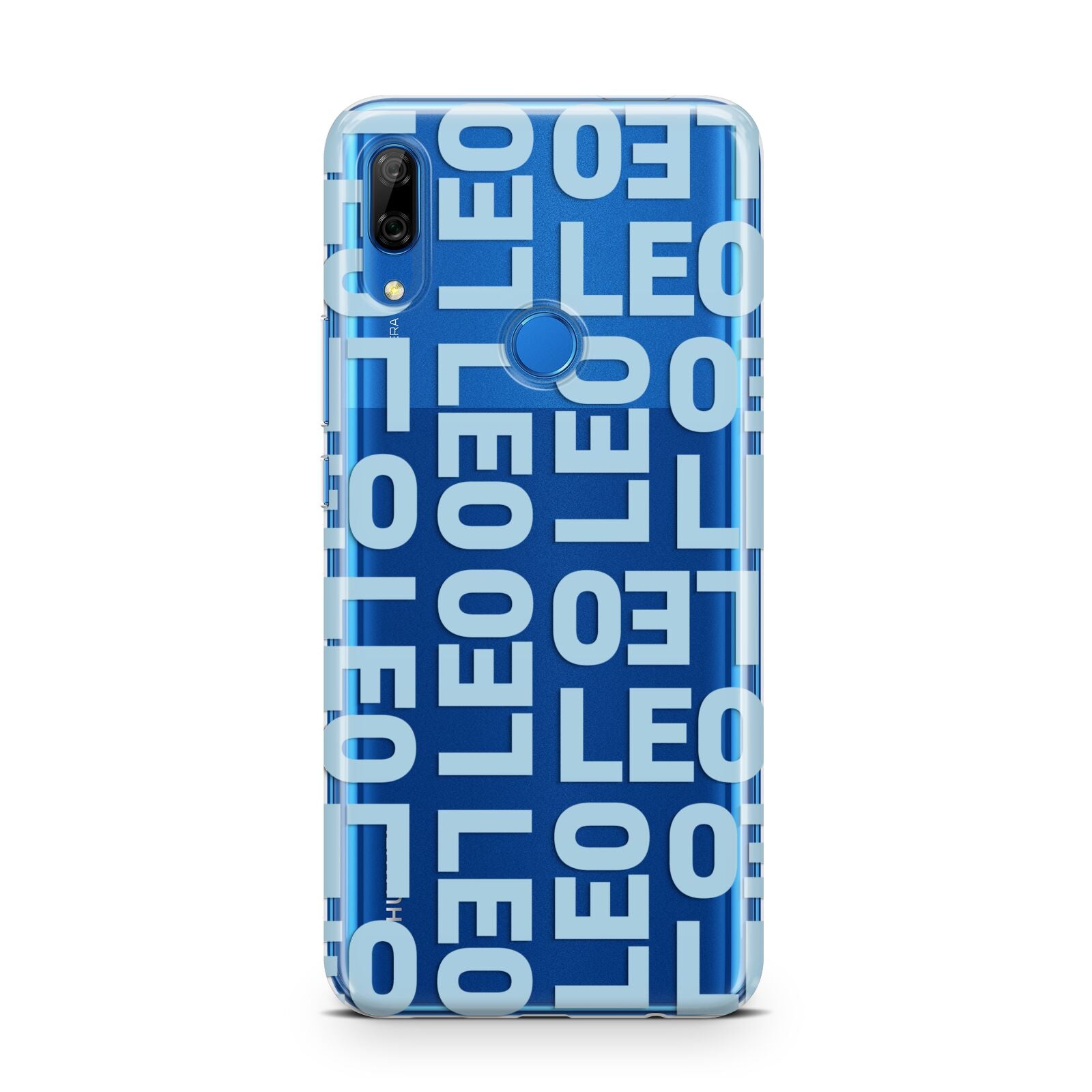 Bold Blue Block Names Huawei P Smart Z
