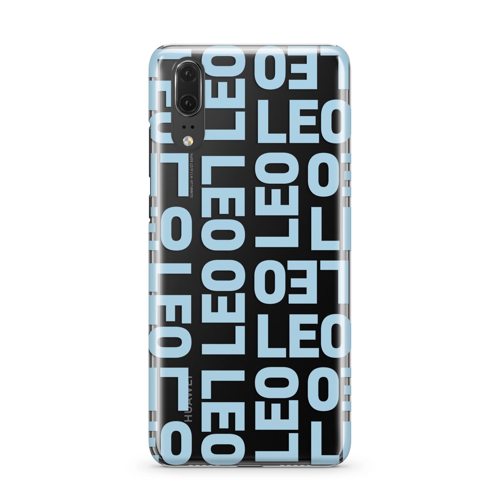 Bold Blue Block Names Huawei P20 Phone Case