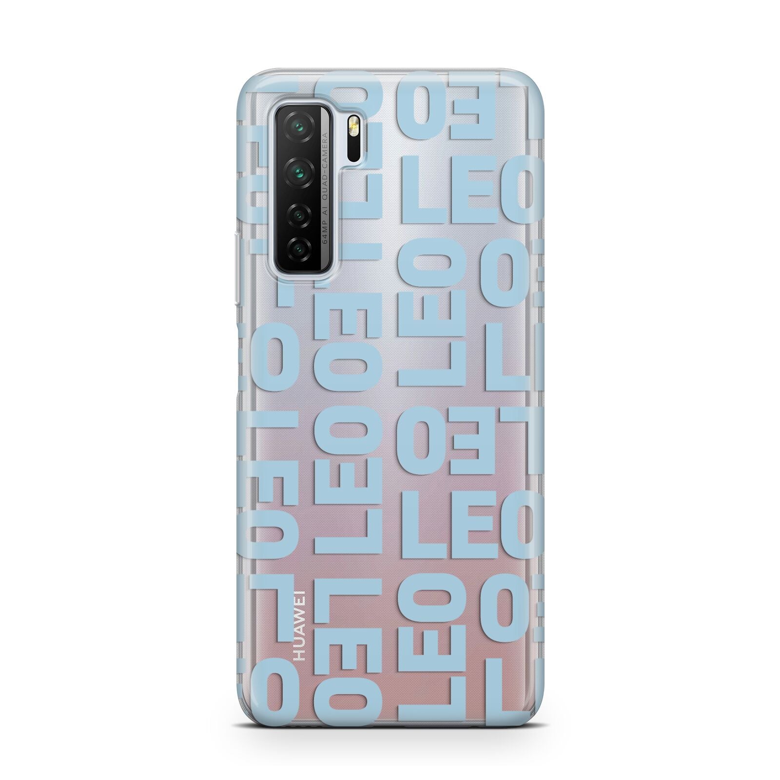Bold Blue Block Names Huawei P40 Lite 5G Phone Case