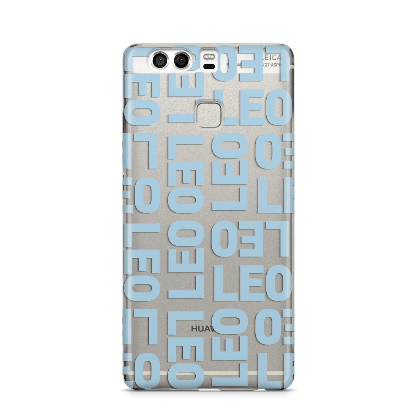 Bold Blue Block Names Huawei P9 Case