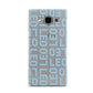 Bold Blue Block Names Samsung Galaxy A5 Case