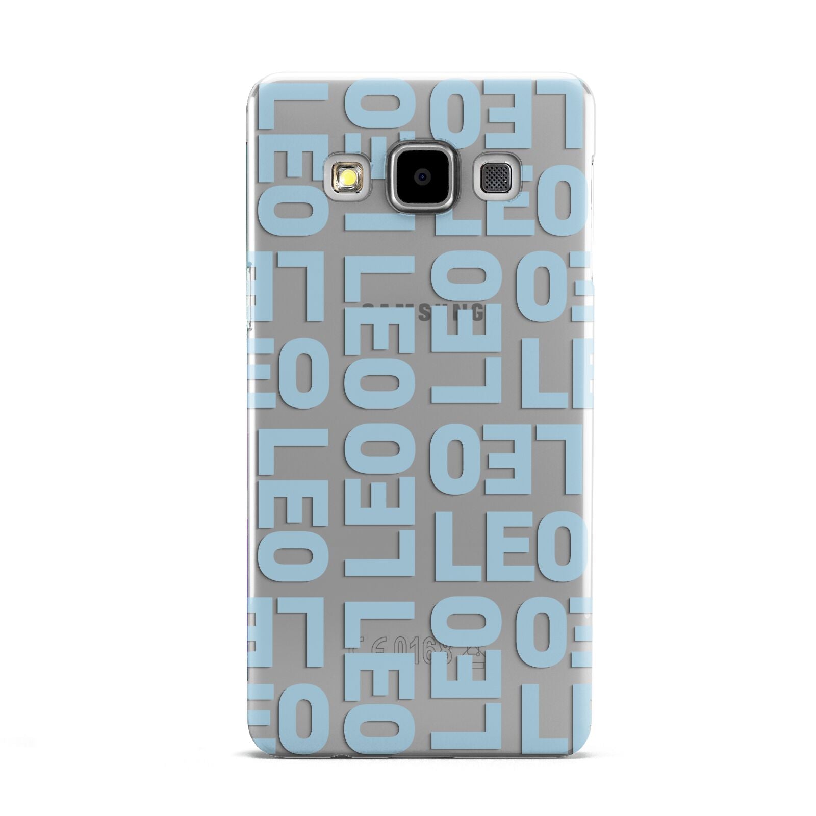 Bold Blue Block Names Samsung Galaxy A5 Case