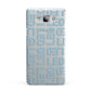 Bold Blue Block Names Samsung Galaxy A7 2015 Case