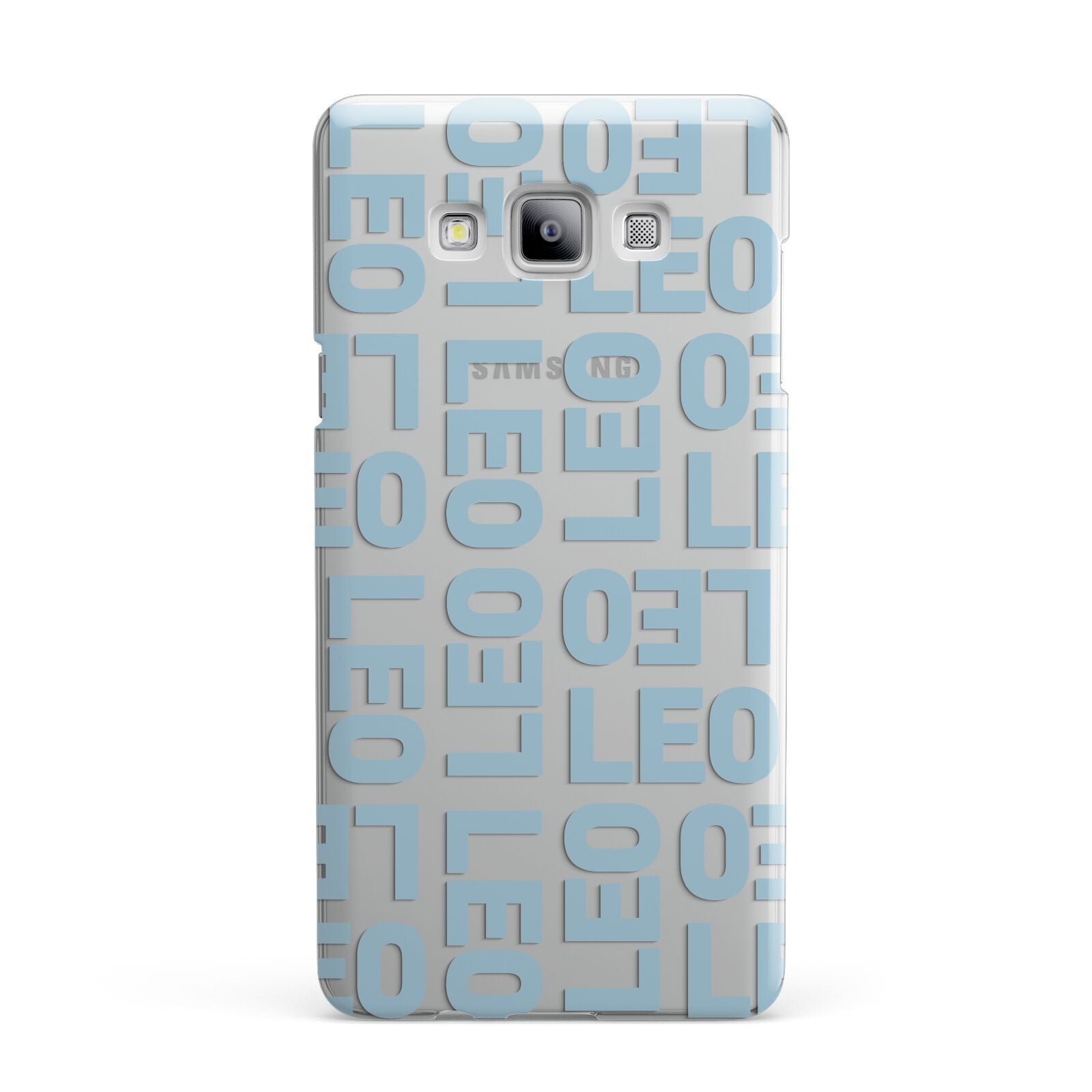 Bold Blue Block Names Samsung Galaxy A7 2015 Case