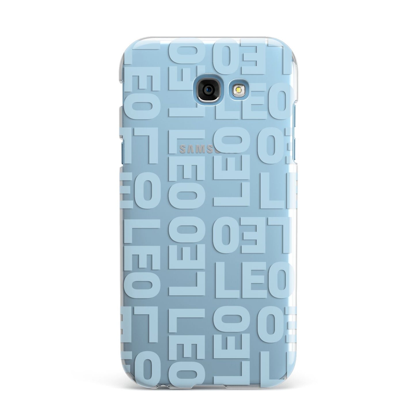 Bold Blue Block Names Samsung Galaxy A7 2017 Case