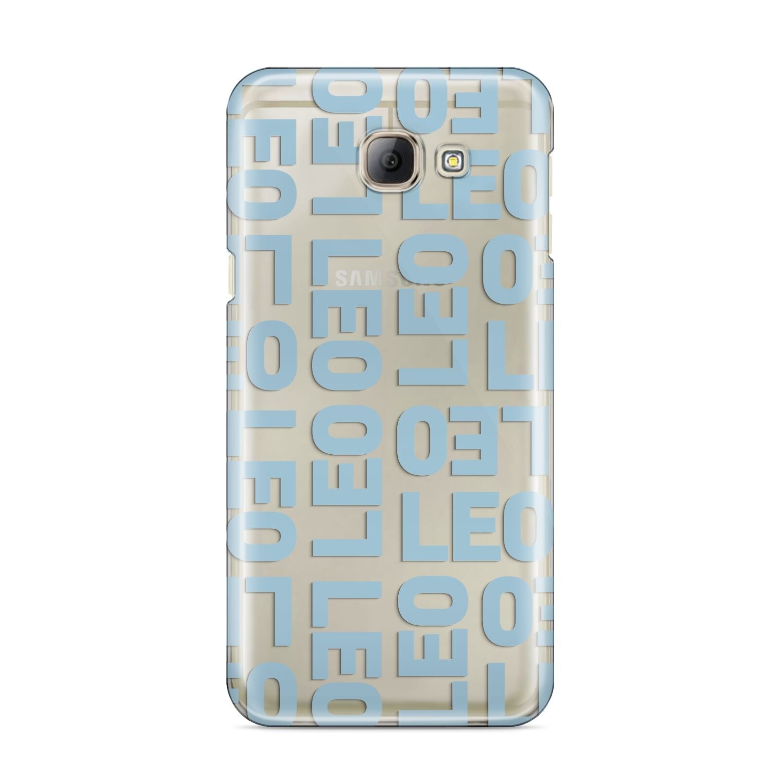 Bold Blue Block Names Samsung Galaxy A8 2016 Case