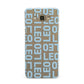 Bold Blue Block Names Samsung Galaxy A8 Case
