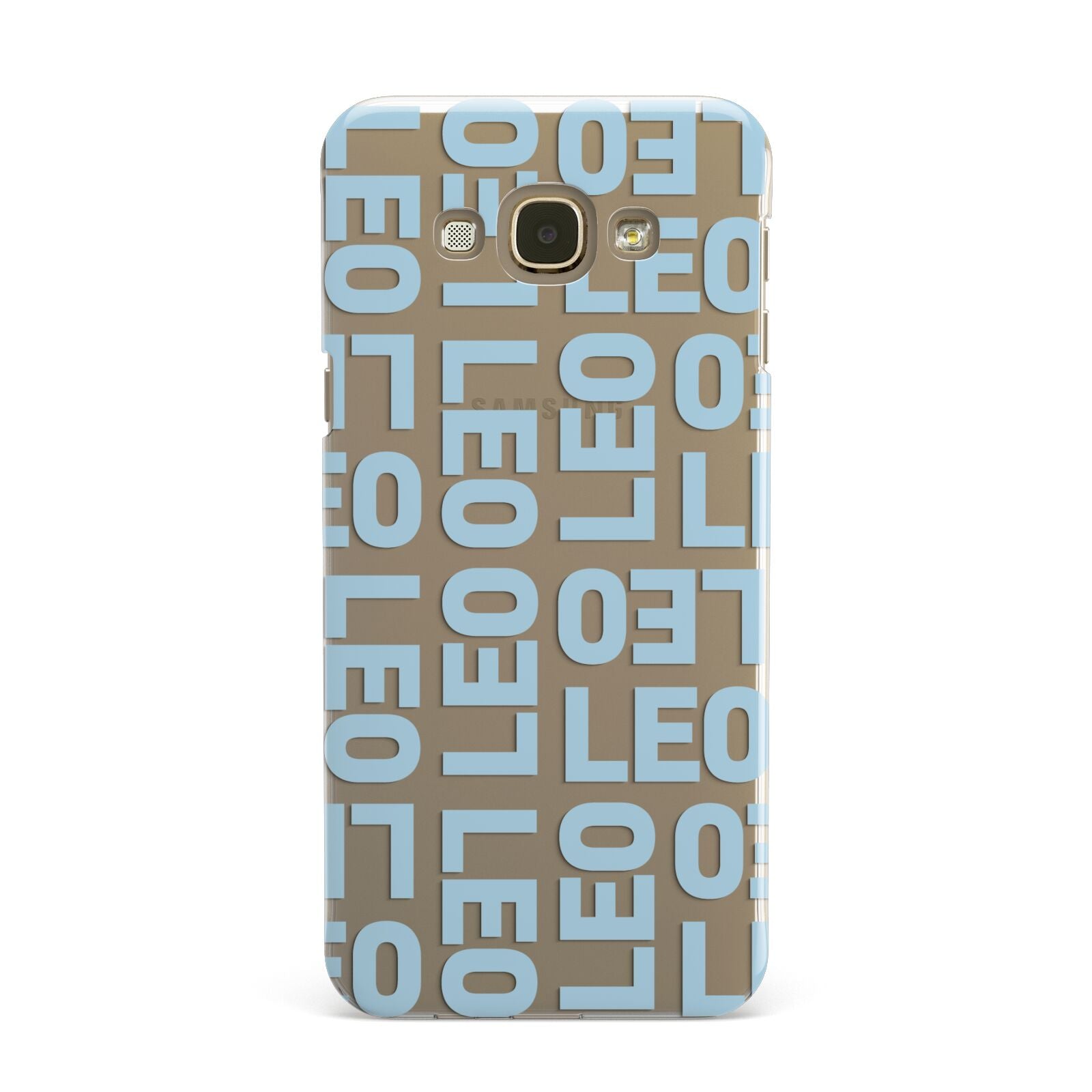 Bold Blue Block Names Samsung Galaxy A8 Case