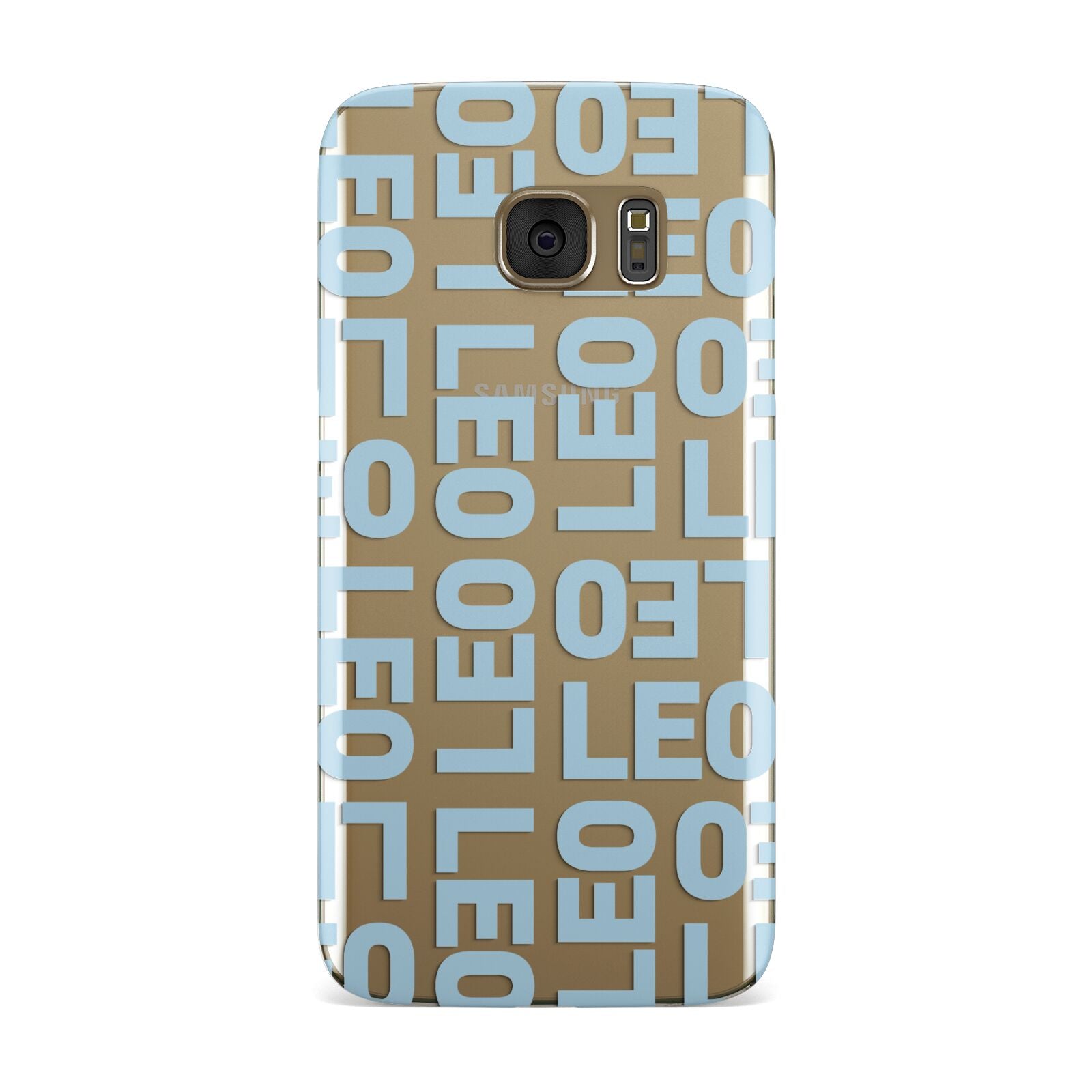 Bold Blue Block Names Samsung Galaxy Case