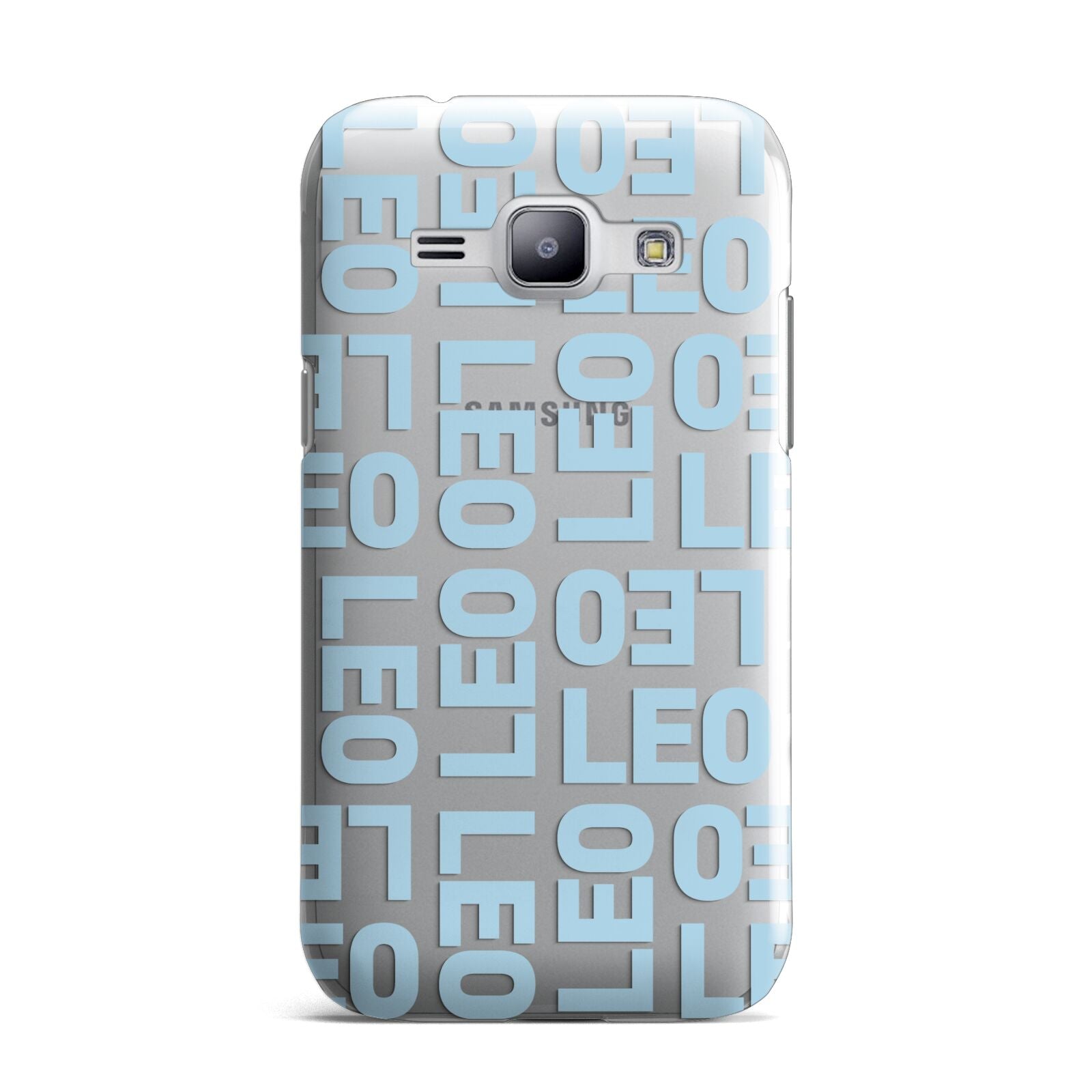Bold Blue Block Names Samsung Galaxy J1 2015 Case