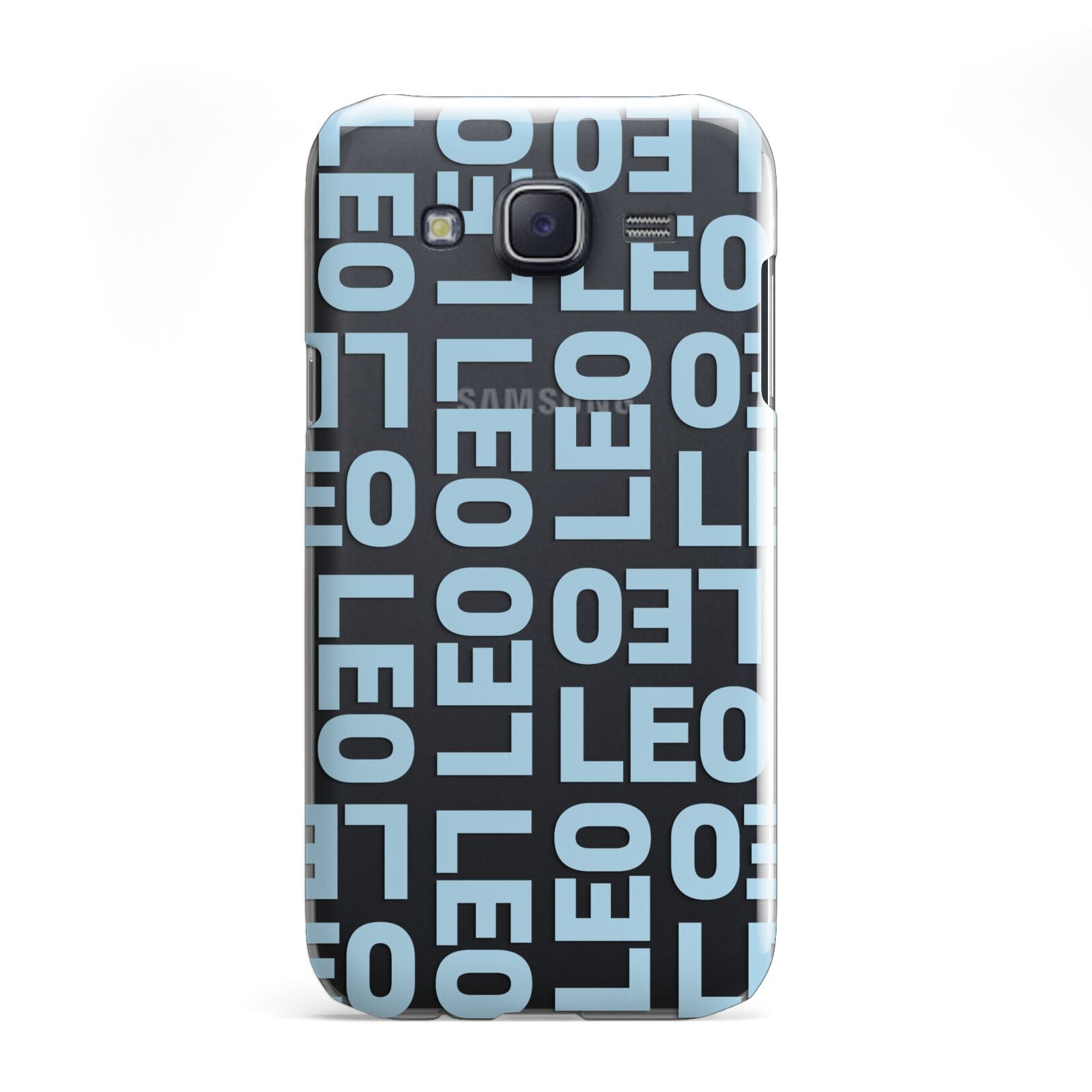 Bold Blue Block Names Samsung Galaxy J5 Case