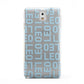 Bold Blue Block Names Samsung Galaxy Note 3 Case