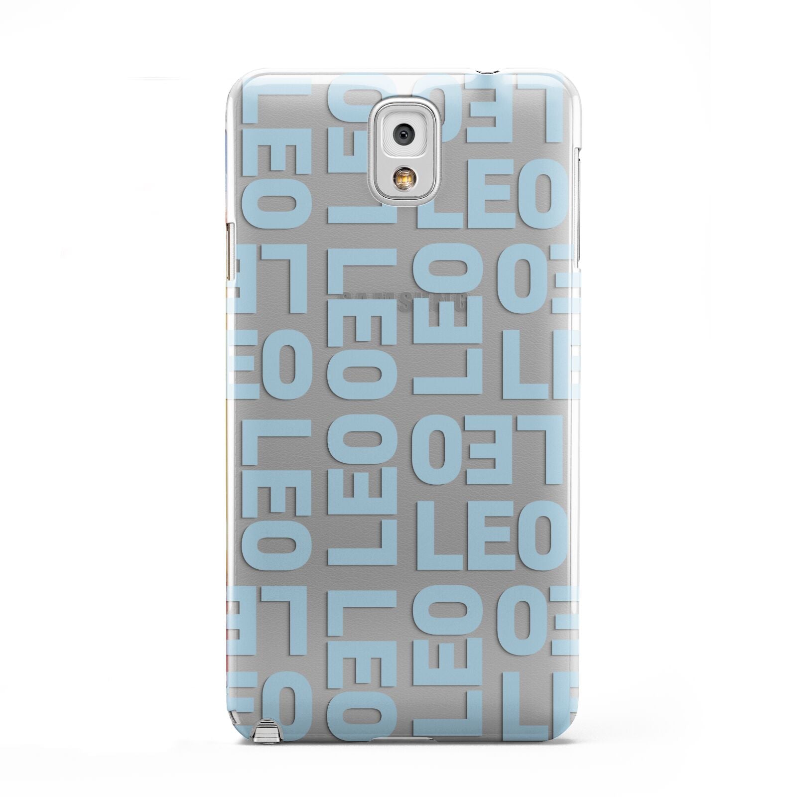 Bold Blue Block Names Samsung Galaxy Note 3 Case
