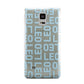 Bold Blue Block Names Samsung Galaxy Note 4 Case
