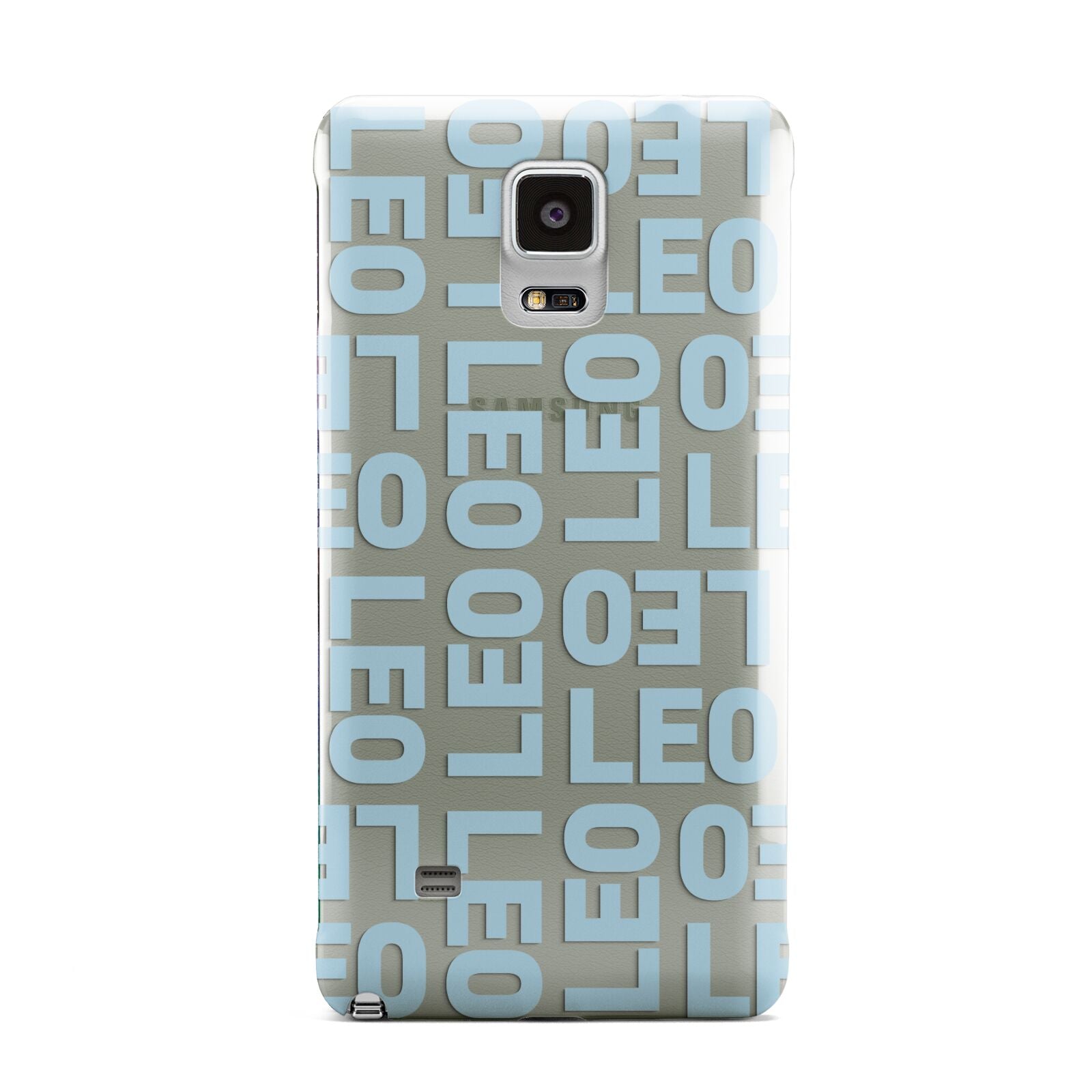 Bold Blue Block Names Samsung Galaxy Note 4 Case