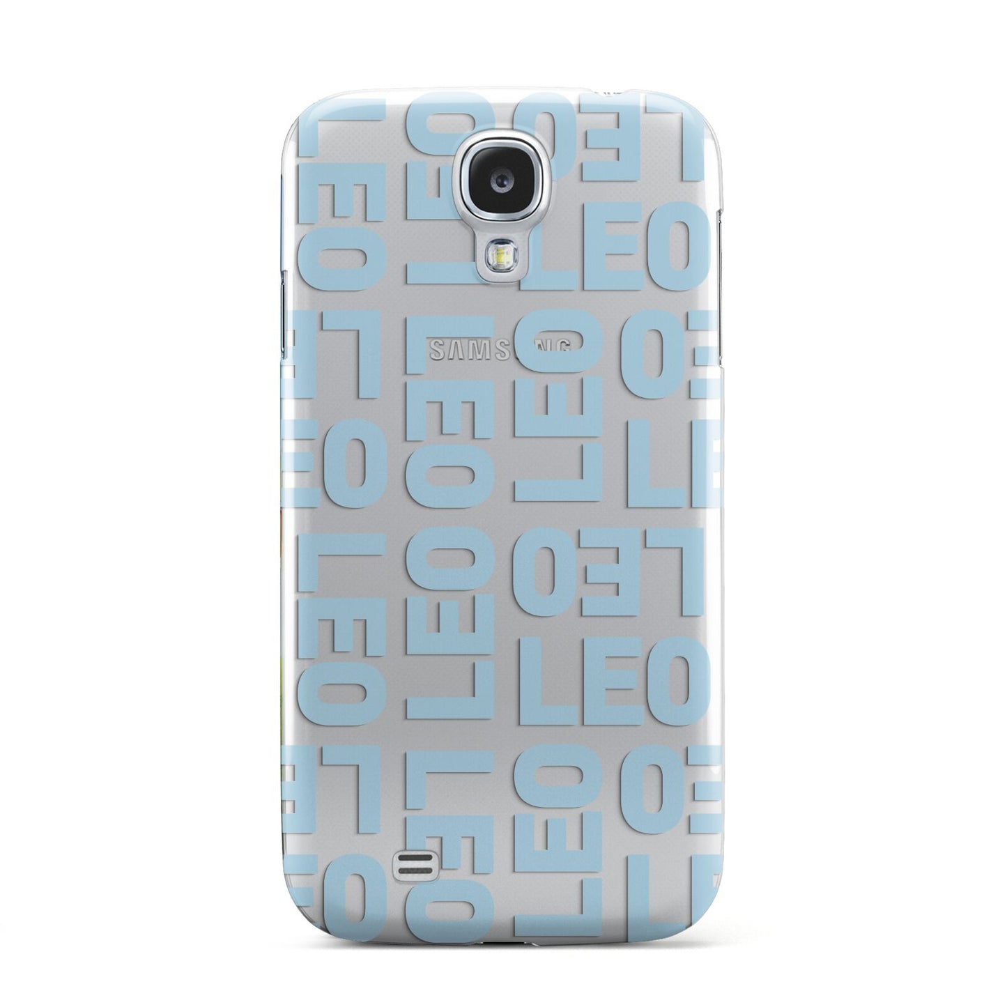 Bold Blue Block Names Samsung Galaxy S4 Case