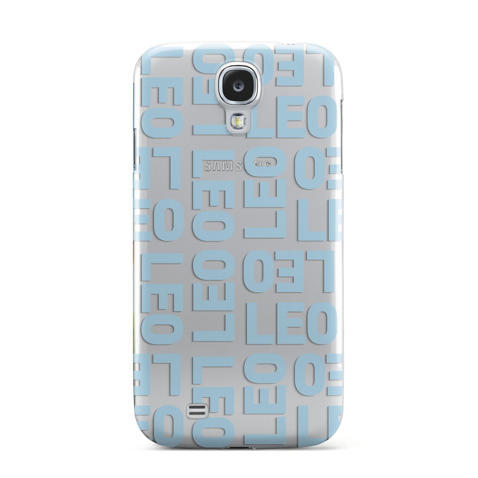 Bold Blue Block Names Samsung Galaxy S4 Case