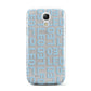 Bold Blue Block Names Samsung Galaxy S4 Mini Case