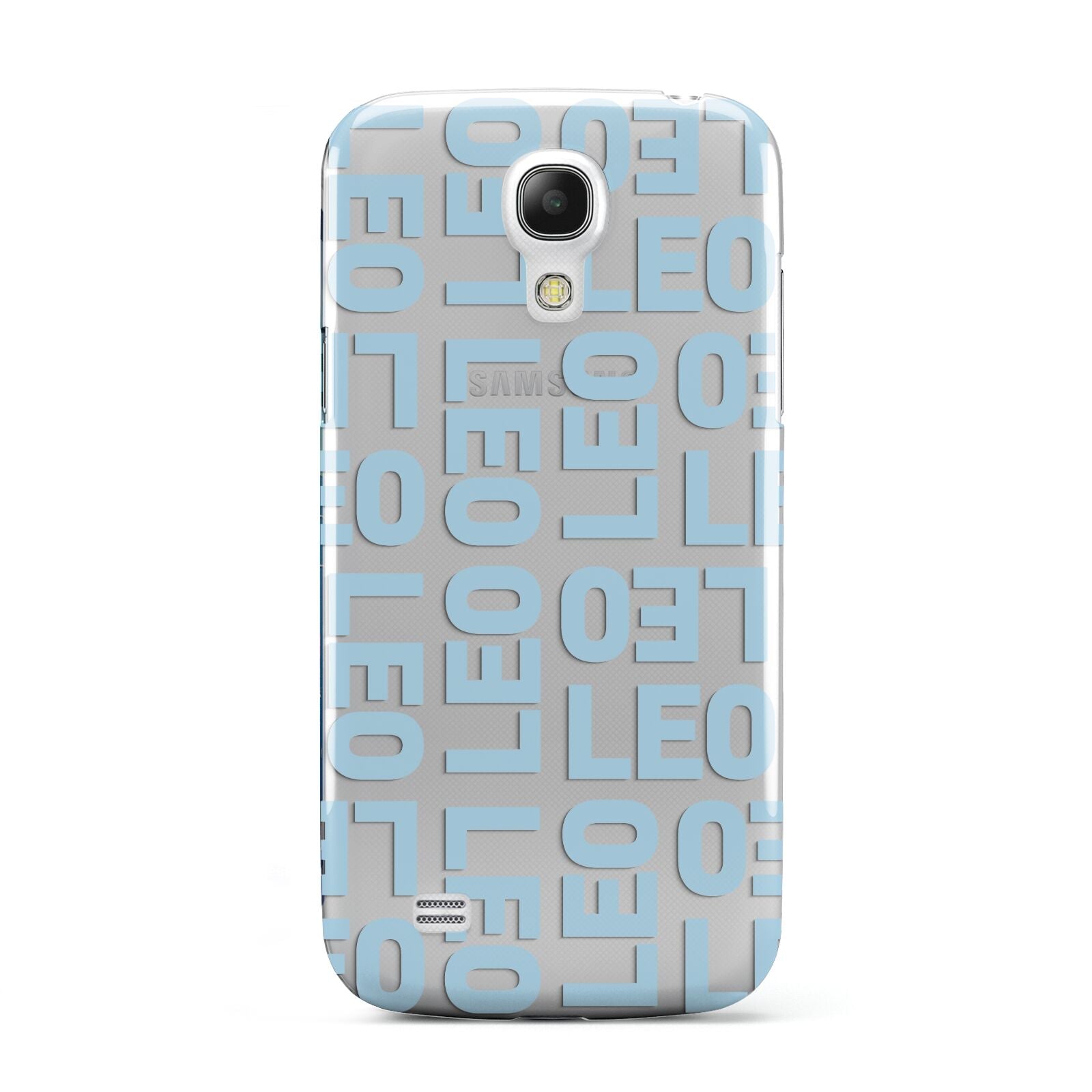 Bold Blue Block Names Samsung Galaxy S4 Mini Case