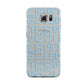 Bold Blue Block Names Samsung Galaxy S6 Case