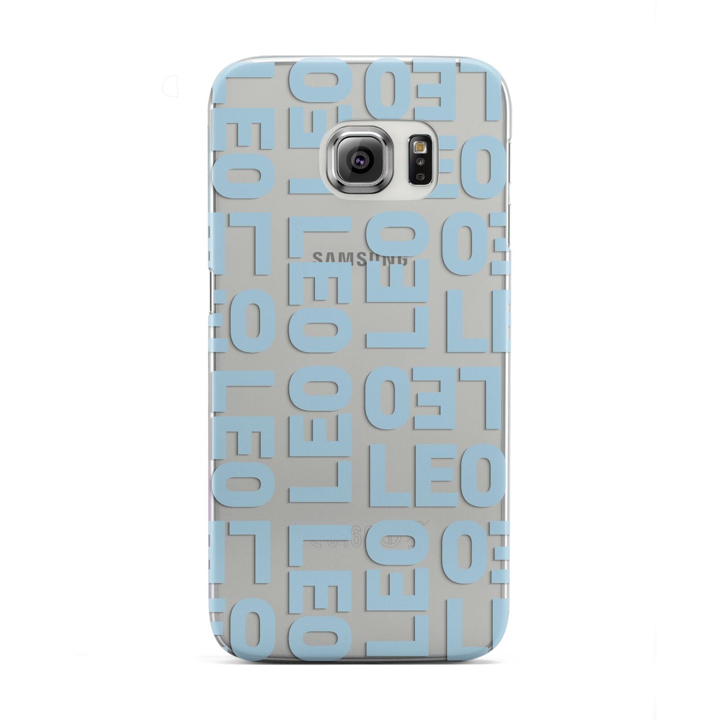 Bold Blue Block Names Samsung Galaxy S6 Edge Case