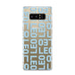 Bold Blue Block Names Samsung Galaxy S8 Case