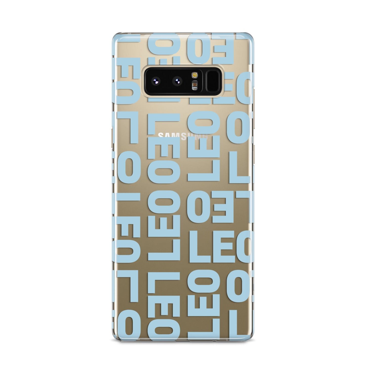 Bold Blue Block Names Samsung Galaxy S8 Case