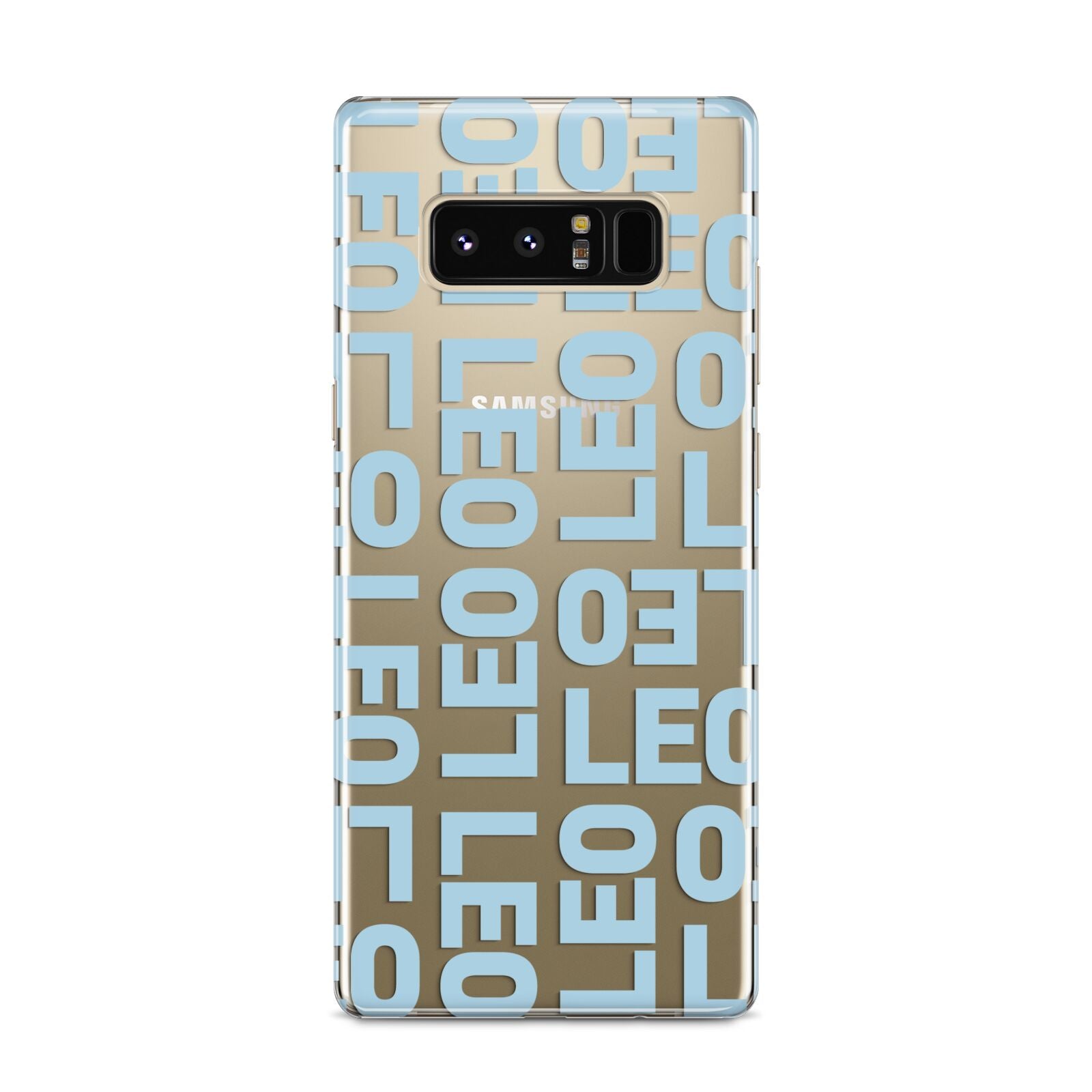 Bold Blue Block Names Samsung Galaxy S8 Case