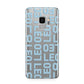 Bold Blue Block Names Samsung Galaxy S9 Case