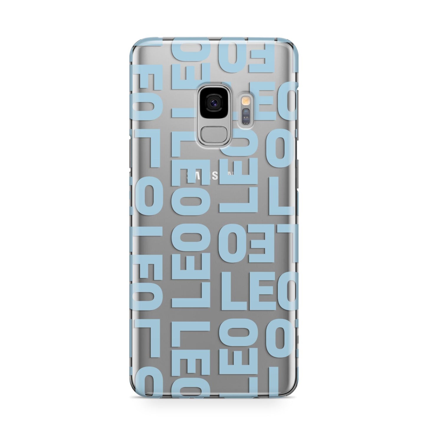 Bold Blue Block Names Samsung Galaxy S9 Case
